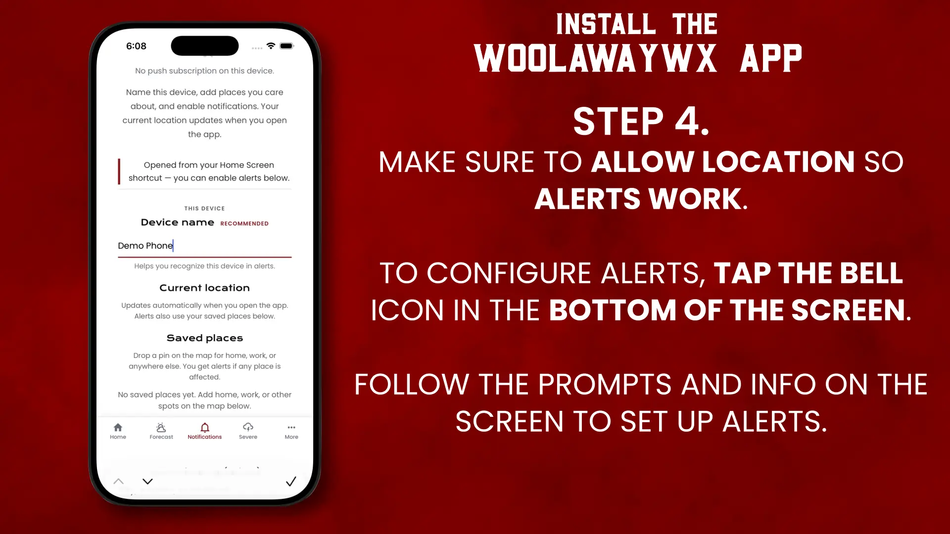 Add WoolawayWx to Home Screen — screenshot 4